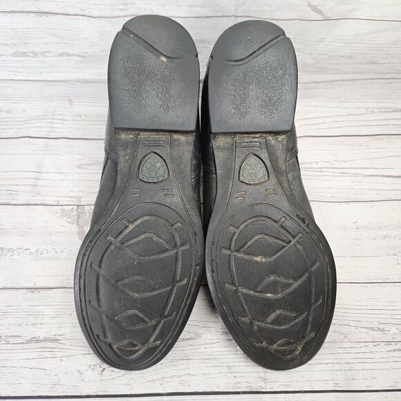 Ariat Heritage Black Leather Lace Up Boots #33501 Women's Size 8 - Picture 5 of 12